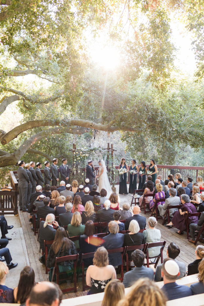 A Romantic Forest Inspired Wedding outdoor ceremony at the 1909