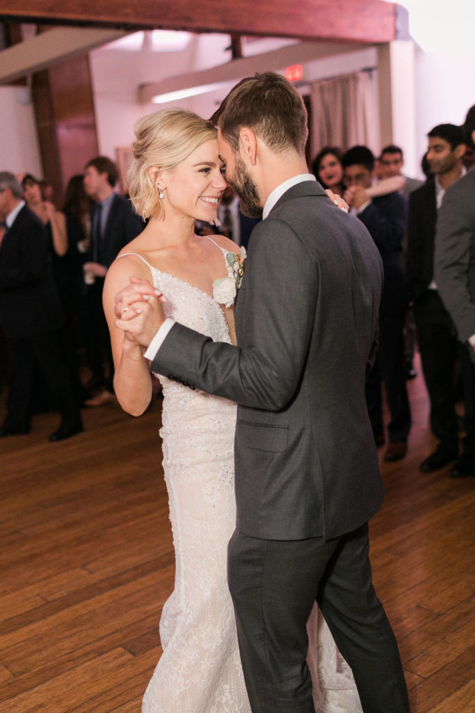 A Romantic Forest Inspired Wedding reception at the 1909, bride and groom first dance