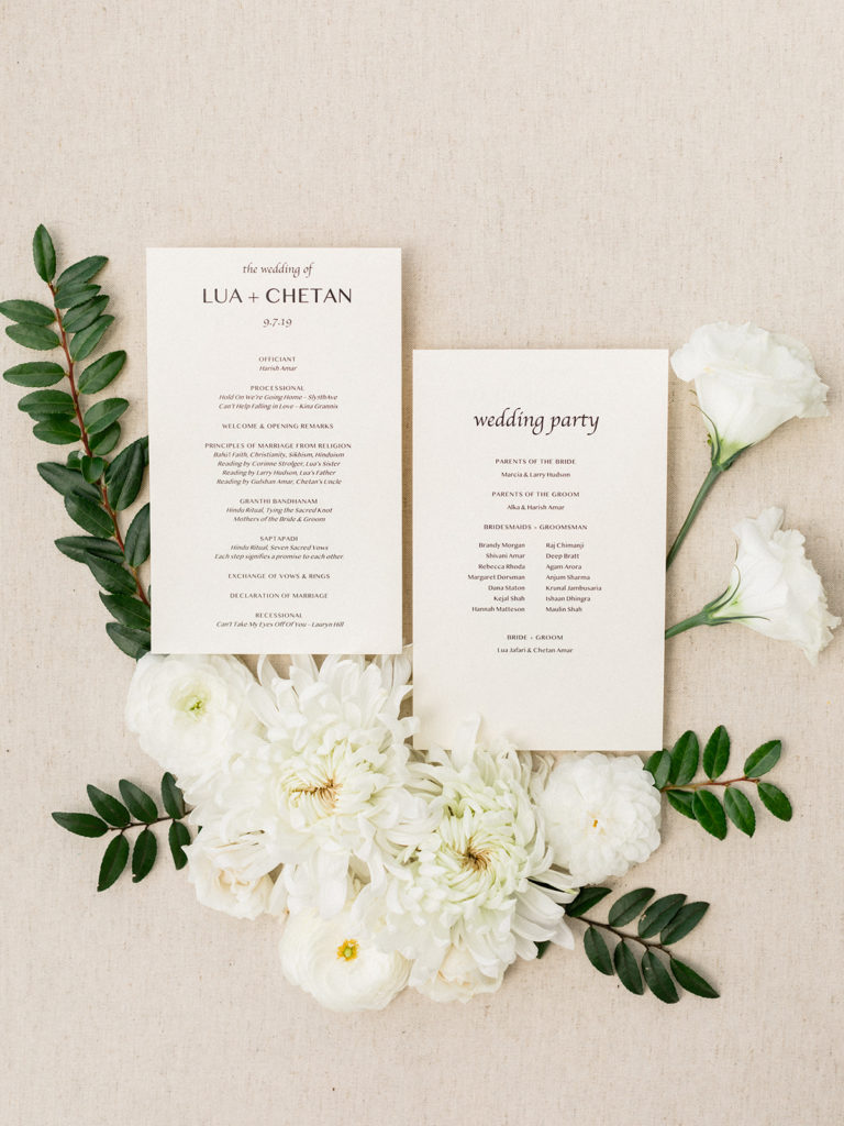 Union Station Wedding, simple and classic wedding invitation suite with black and white