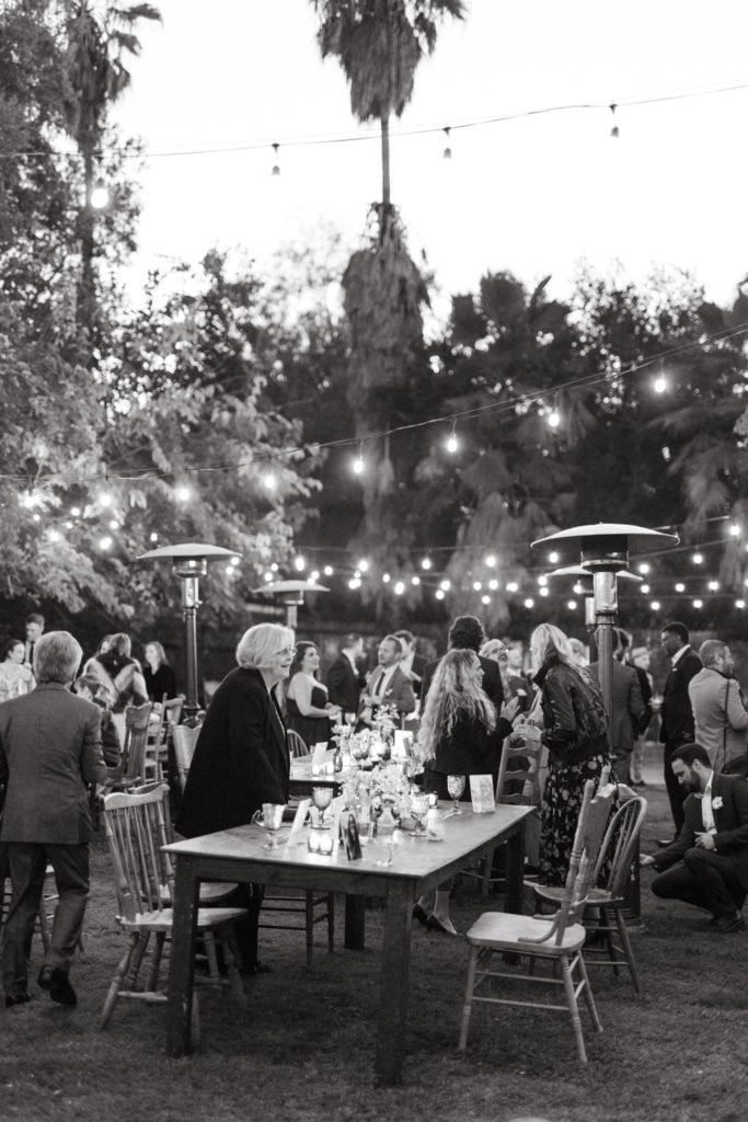 wedding reception at Ojai Rancho Inn