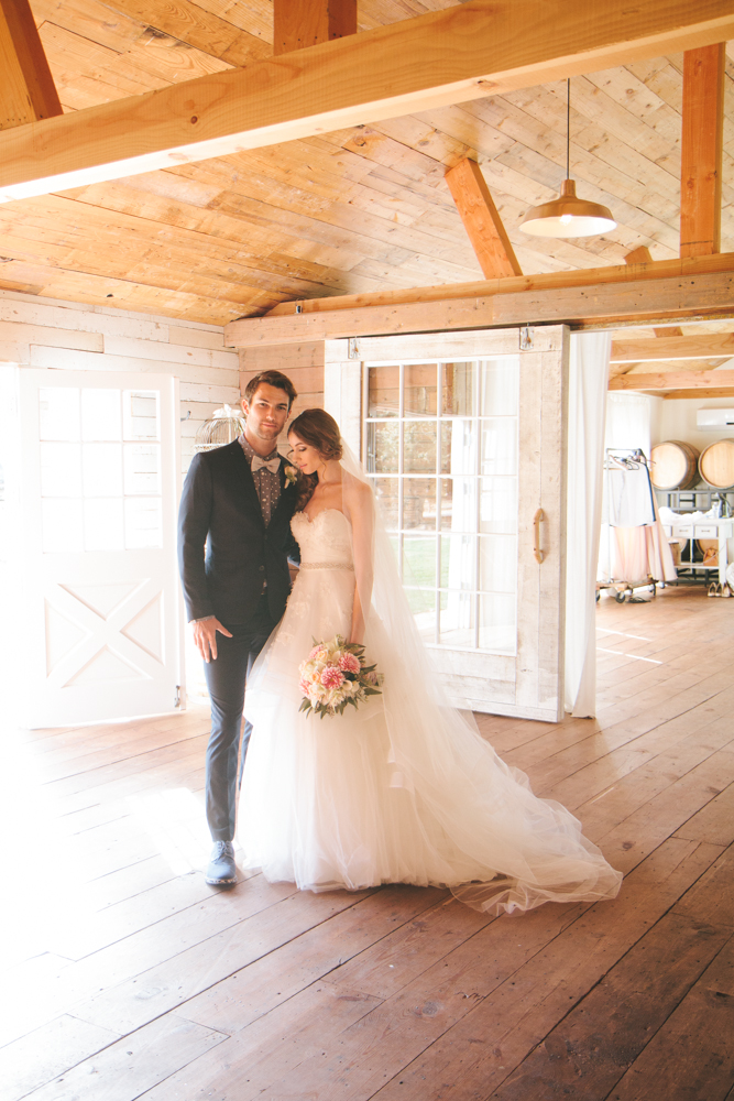Rustic elegant styled wedding shoot, bride and groom