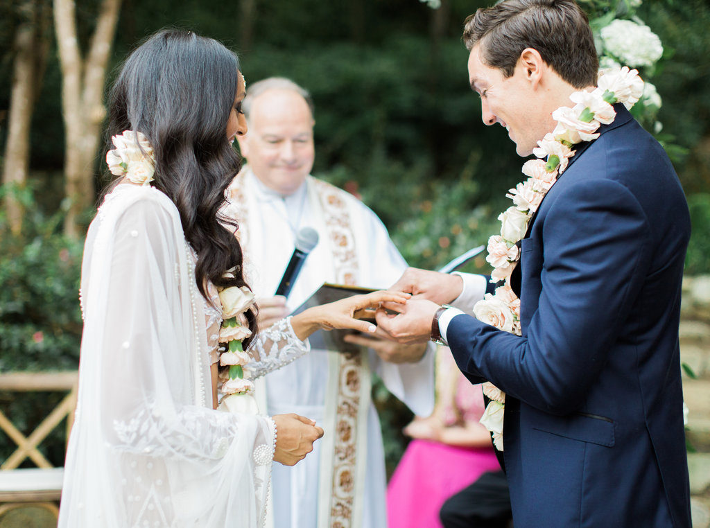 Butterfly Lane Estate wedding, private estate wedding in Montecito, Indian and Christian wedding ceremony