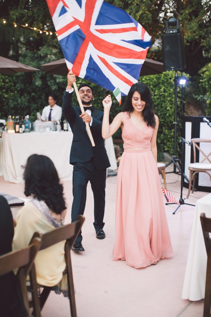 Butterfly Lane Estate wedding, multicultural wedding, grand entrance