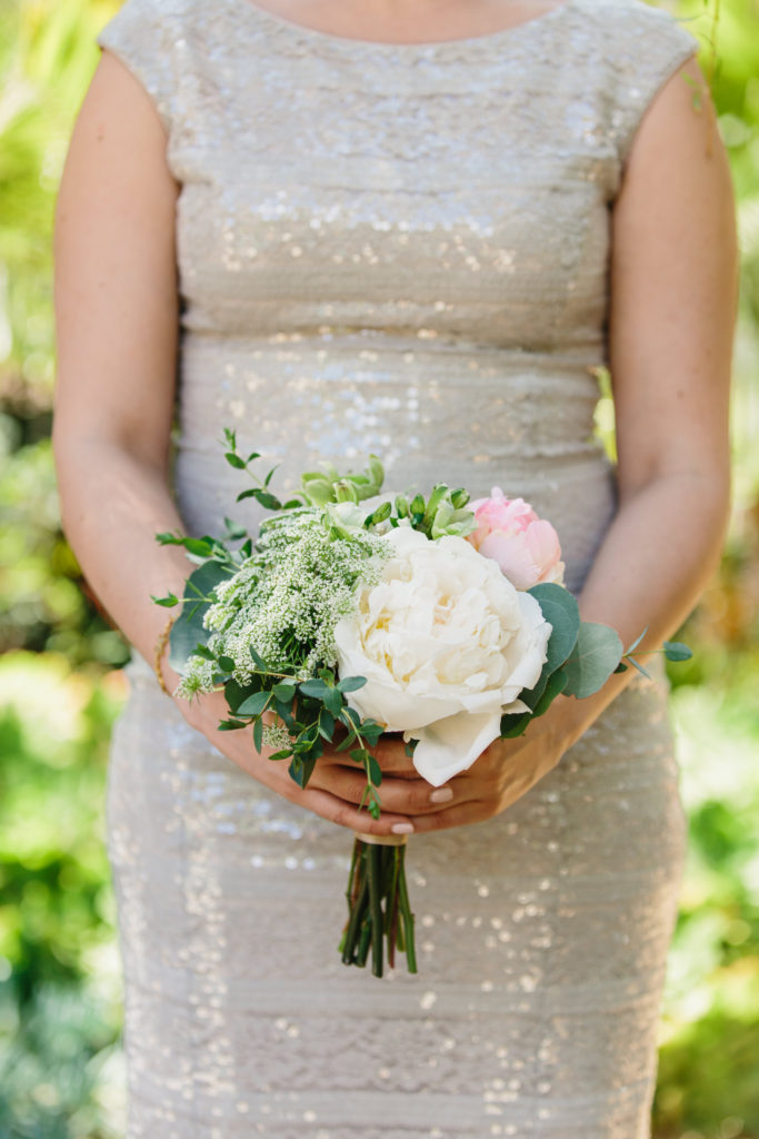 travel themed wedding at Mountain Mermaid, bridesmaid bouquet