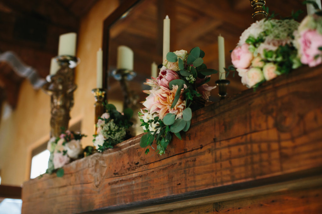 travel themed wedding at Mountain Mermaid, multicultural ceremony, reception florals