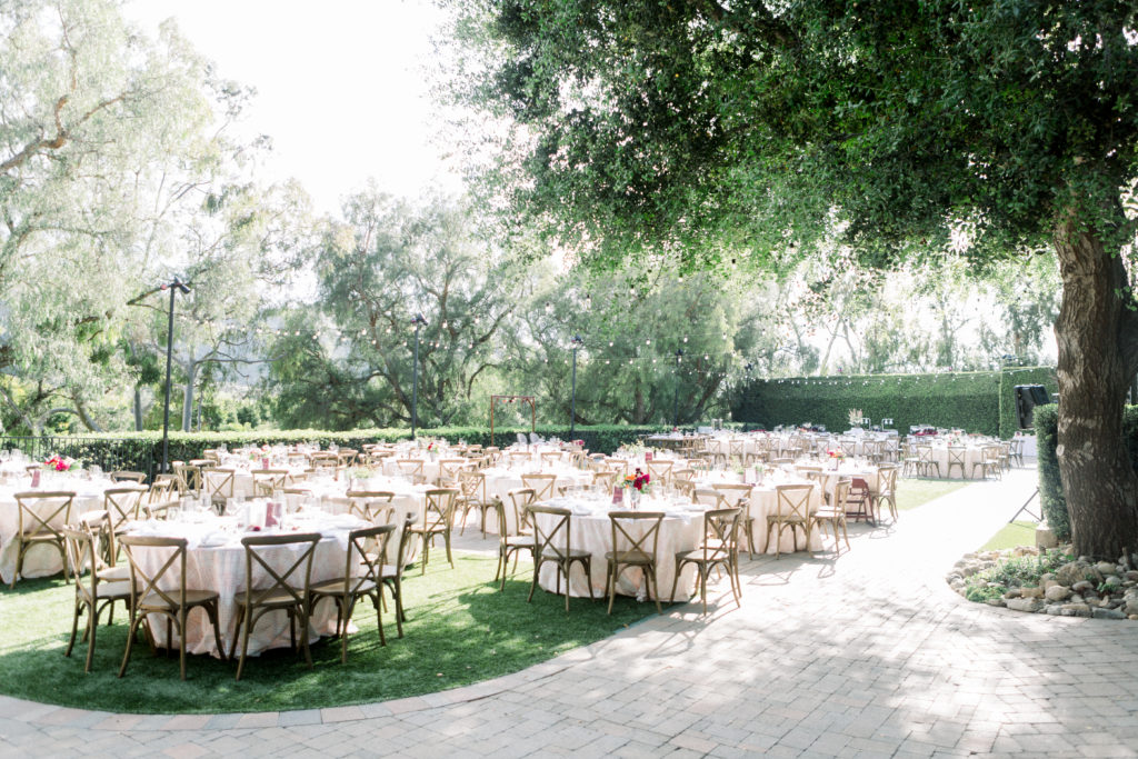 Maravilla Gardens Wedding reception centerpiece
