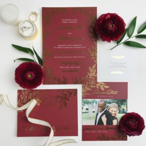 Feathered Arrow Event and Wedding Planning, Basic Invite customized wedding invitations
