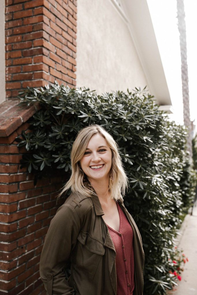 Kari Dirksen of Feathered Arrow Events, headshot at Create Dinners