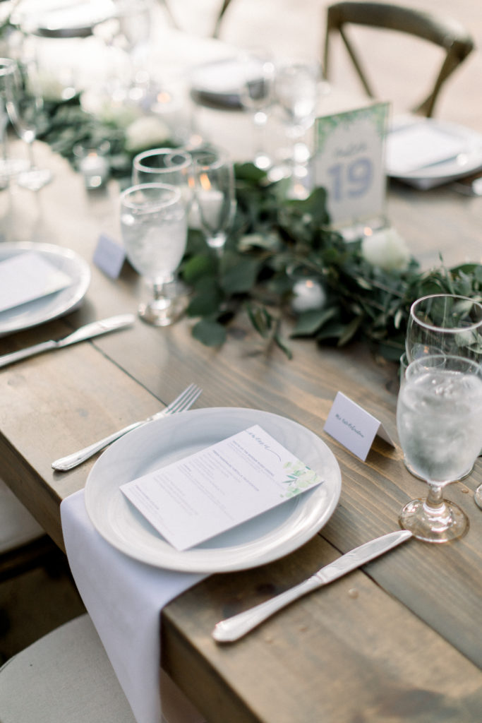 A classic greenhouse wedding reception at Dos Pueblos Orchid Farm