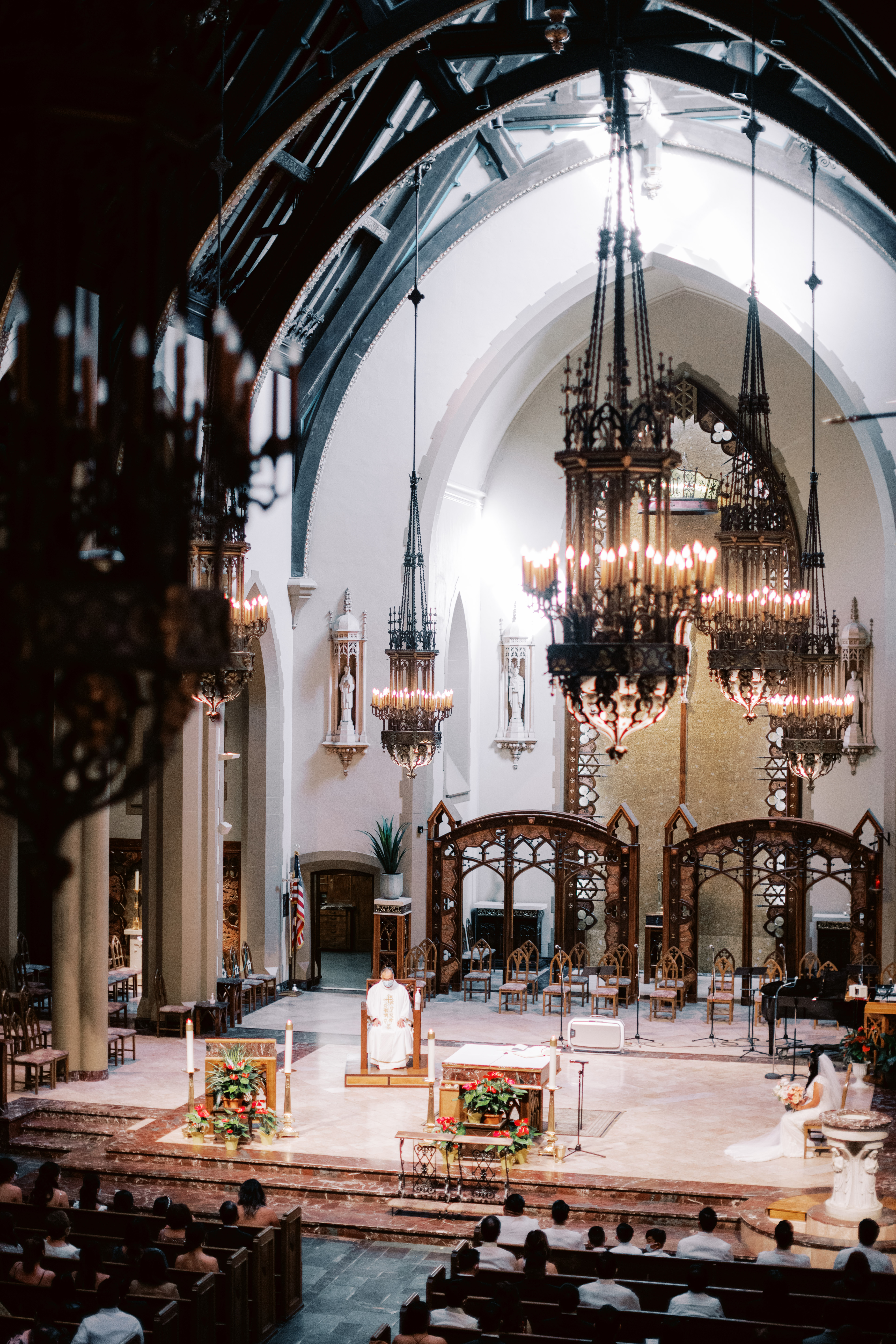 Catholic Church wedding ceremony