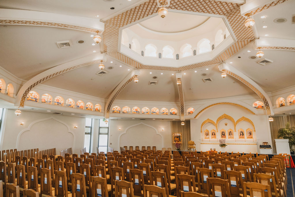 Mixed religion wedding at The Shrine Temple in Los Angeles