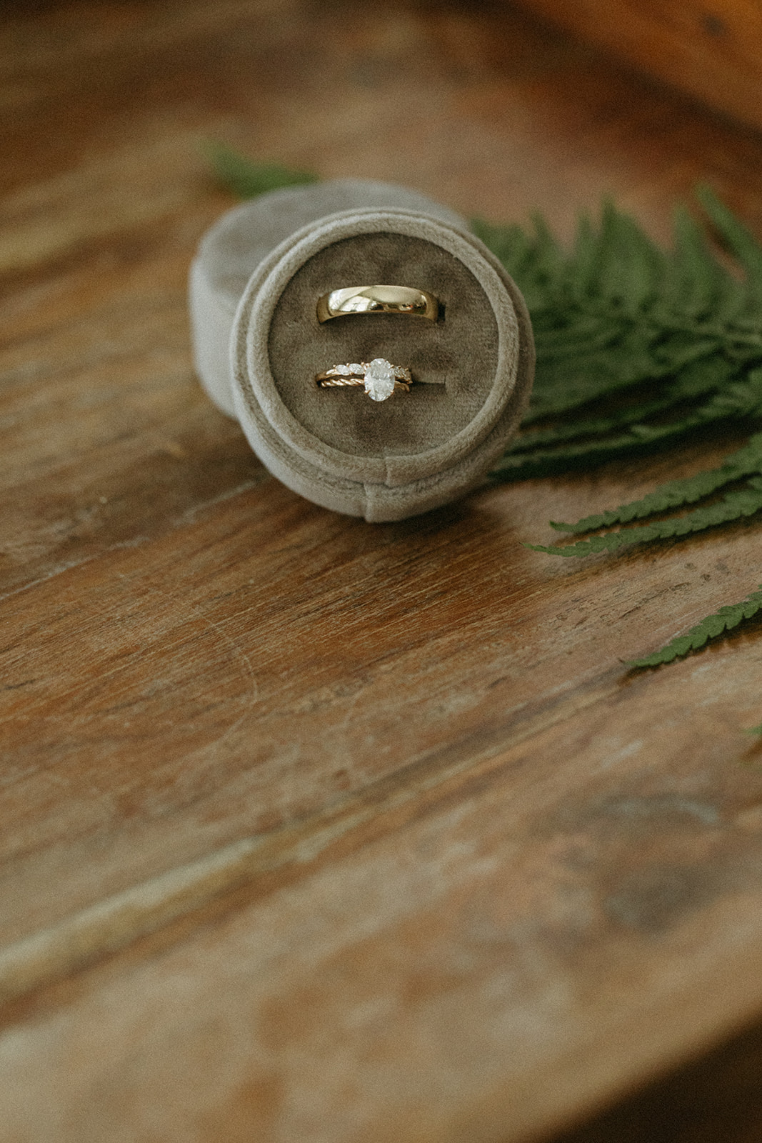 wedding ring detail shot 
